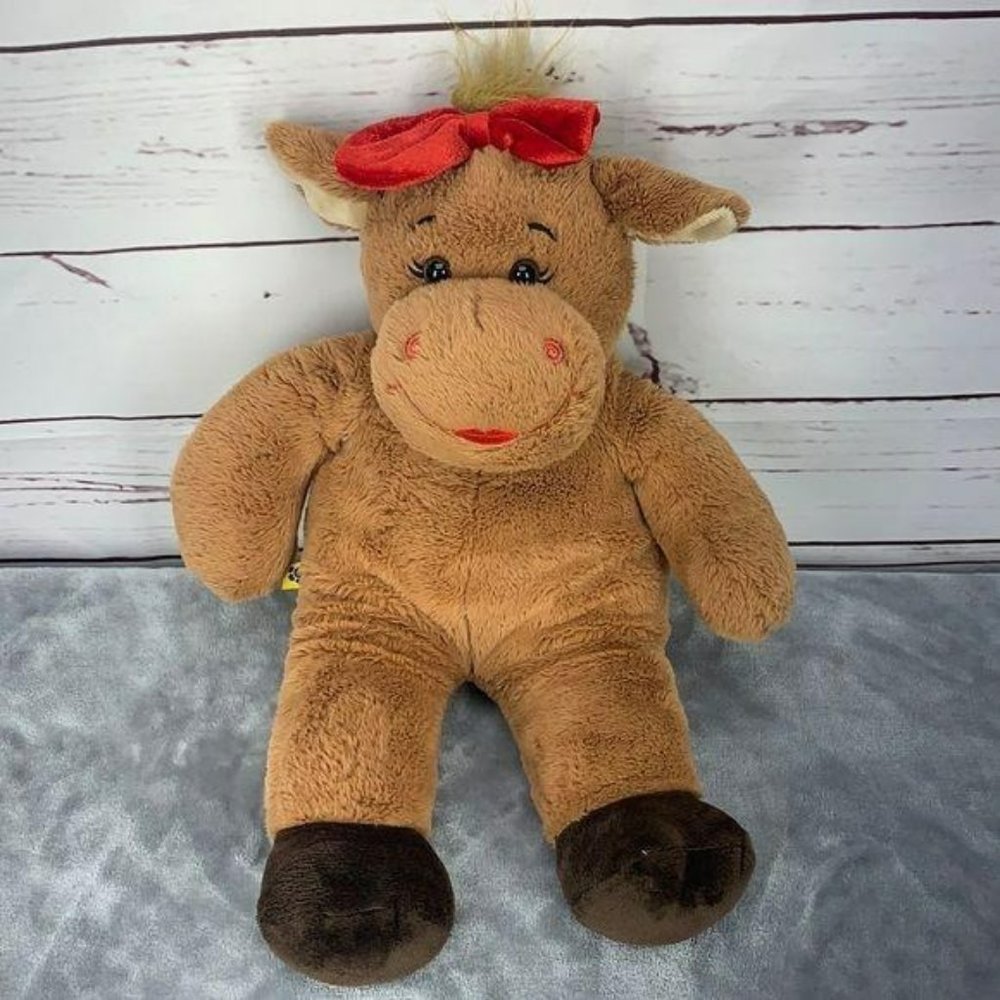 Build A Bear Holly Moose Plush stuffed brown soft